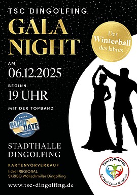 Banner Gala Night - Winterball des Jahres